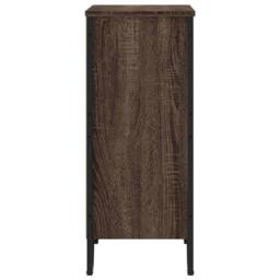 Berkfield Home Modern Bookcase Brown Oak 80x31x74.5 cm Engineered Wood - thumbnail 5
