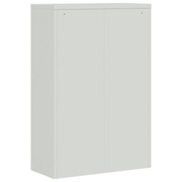 Berkfield Home Office Cabinet 90x40x140cm Steel Grey - Size: 90 x 40 x 140 cm - thumbnail 6