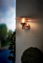 Nordlux Industrial Outdoor Wall Light Brown Copper E27 Coastal/Marine Safe - Mains Powered, IP54 - thumbnail 2