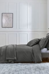 1951 'Andaz' Cotton Pillow Sham in Charcoal - thumbnail 5