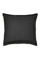 1951 'Andaz' Cotton Pillow Sham in Charcoal - thumbnail 1