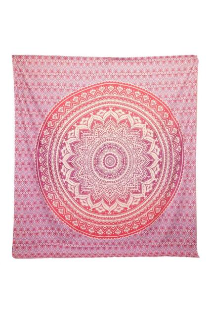 KDMD Umrao Mandala Wall Hanging & Beach Spread - Purple Handcrafted Decor - image 1