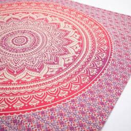 KDMD Umrao Mandala Wall Hanging & Beach Spread - Purple Handcrafted Decor - thumbnail 3