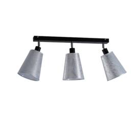 Netlighting Eva Ceiling Spotlight Bar Silver 30.5cm 3x E27