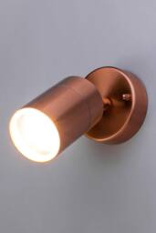 BHS Lighting Jared Copper Outdoor Wall Light - thumbnail 1