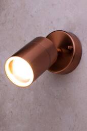 BHS Lighting Jared Copper Outdoor Wall Light - thumbnail 4