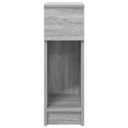 Berkfield Home Bedside Cabinets with Drawer 2 pcs Grey Sonoma 20x36x60 cm - Size: 20 x 36 x 60 cm - thumbnail 4