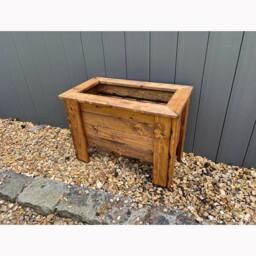 Charles Taylor Multi Pack of 3 Rectangular Regular Trough - Minimal Assembly Required in Light Brown - thumbnail 4