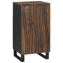 Berkfield Home Sideboard 40 x 33.5 x 75 cm - Made from Solid Mango Wood in Brown - thumbnail 1