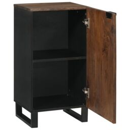 Berkfield Home Sideboard 40 x 33.5 x 75 cm - Made from Solid Mango Wood in Brown - thumbnail 2