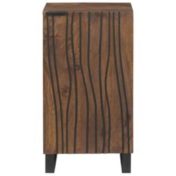Berkfield Home Sideboard 40 x 33.5 x 75 cm - Made from Solid Mango Wood in Brown - thumbnail 3