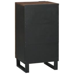 Berkfield Home Sideboard 40 x 33.5 x 75 cm - Made from Solid Mango Wood in Brown - thumbnail 5