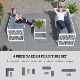 STILVORA Sofa 5-Seater with adjustable lounger navy - thumbnail 5