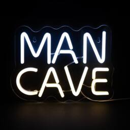 VFM e-Store Man Cave Neon Sign USB Powered Best Dad Ever Fathers Day Gift - thumbnail 1