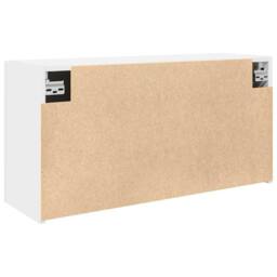 Berkfield Home Decorative Bathroom Wall Cabinet White 80x25x40 cm Engineered Wood - Size: 80 x 25 x 40 cm - thumbnail 7