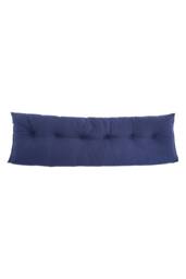 Living and Home Washable Headboard Wedge Pillow with Storage Pocket in Dark Blue - Size: Large - thumbnail 2