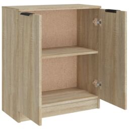 Berkfield Home Sideboard Sonoma Oak 60x30x70 cm Engineered Wood in Brown - Size: 60 x 30 x 70 cm - thumbnail 5