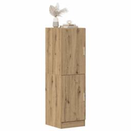 Berkfield Home Kitchen Cabinet Artisan Oak 38x41.5x131.5 cm Engineered Wood in Brown - thumbnail 2
