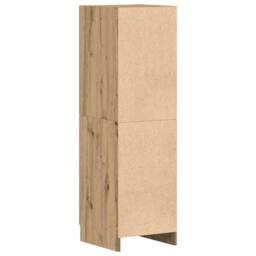 Berkfield Home Kitchen Cabinet Artisan Oak 38x41.5x131.5 cm Engineered Wood in Brown - thumbnail 7