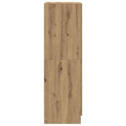 Berkfield Home Kitchen Cabinet Artisan Oak 38x41.5x131.5 cm Engineered Wood in Brown - thumbnail 6