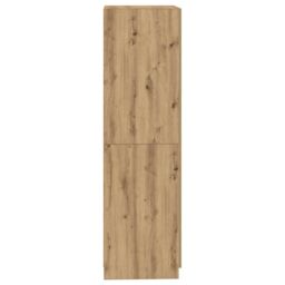 Berkfield Home Wardrobe Artisian Oak 80x52x180 cm Engineered Wood in Brown - Size: 80 x 52 x 180 cm - thumbnail 5