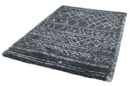 The Rug Shop UK Grey Luxurious Modern Easy to clean Machine Made Geometric Area Rug - Size: 200 cm x 290 cm - thumbnail 2