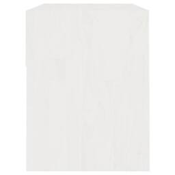 Berkfield Home Bedside Cabinet White 40x31x40 cm Solid Pinewood - Size: 40 x 31 x 40 cm - thumbnail 5