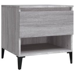Berkfield Home Side Tables 2 pcs Grey Sonoma 50x46x50 cm Engineered Wood - Size: 50 x 46 x 50 cm - thumbnail 6