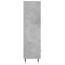 Berkfield Home Highboard Concrete Grey 69.5x31x115 cm Engineered Wood - thumbnail 7