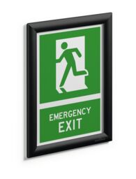 Durable Aluminium Snap Frame Retail Clip Poster Holder Notice Board - A4 Black - Size: 1 Pack - thumbnail 3