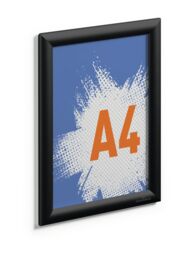 Durable Aluminium Snap Frame Retail Clip Poster Holder Notice Board - A4 Black - Size: 1 Pack - thumbnail 1