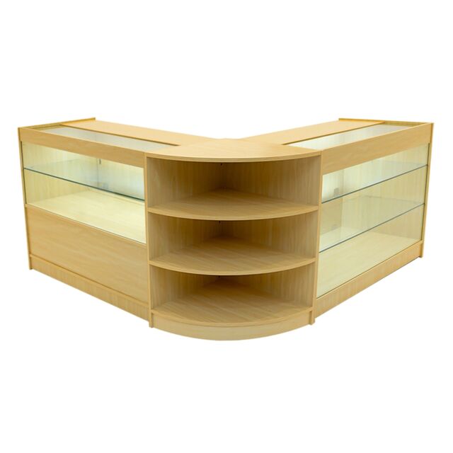 Monstershop Calliope LED Shop Counter Set K1200, C1200 & LM60 - Maple in Beige - image 1