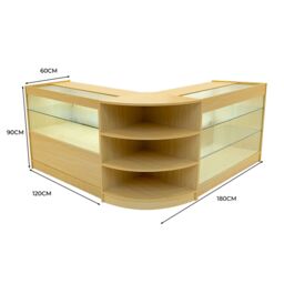 Monstershop Calliope LED Shop Counter Set K1200, C1200 & LM60 - Maple in Beige - thumbnail 3