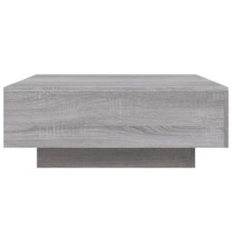 Berkfield Home Coffee Table Grey Sonoma 80x80x31 cm Engineered Wood - Size: 80 x 80 x 31 cm - thumbnail 6