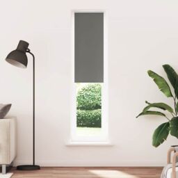 Berkfield Home Roller Blind Blackout Off-White 80x150 cm Fabric Width 75.7 cm Polyester in White - thumbnail 2