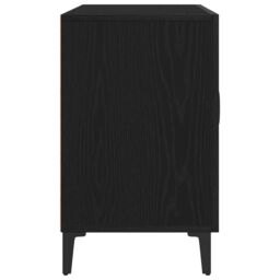 Berkfield Home Black Oak Sideboard - 100 x 36 x 60 cm - Made of Engineered Wood - thumbnail 8