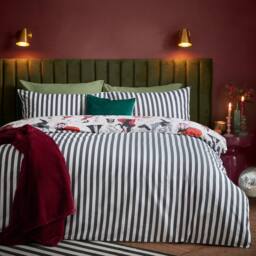 Furn Trick Or Treat Reversible Halloween Duvet Cover Set in White - Size: Single - thumbnail 2