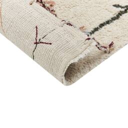 Wyld and Coco Hand-Tufted Multicolour Cotton Rug 80 x 150 cm in Beige - Size: 80 cm x 150 cm - thumbnail 5