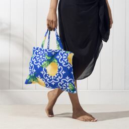 OHS Beach Towel Bag Microfiber Quick Dry Absorbent Soft Large Travel Bath in Dark Navy - thumbnail 2