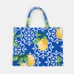 OHS Beach Towel Bag Microfiber Quick Dry Absorbent Soft Large Travel Bath in Dark Navy - thumbnail 4