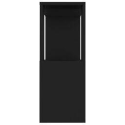 Berkfield Home TV Cabinet Black 80x24x63 cm Engineered Wood - Size: 80 x 24 x 63 cm - thumbnail 6