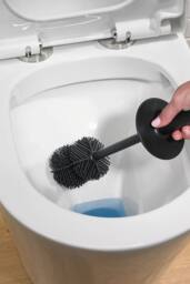 ReBorn Toilet Brush & 3 Piece Brush Head Set - Black - thumbnail 4