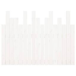 Berkfield Home Wall Headboard White 108x3x80 cm Solid Wood Pine - Size: 108 x 3 x 80 cm - thumbnail 5