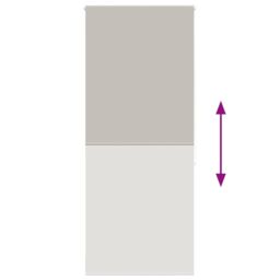 Berkfield Home Shower Roller Blind 110x240 cm Fabric Width 106 cm in Grey - thumbnail 5