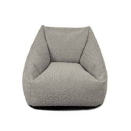 rucomfy Beanbags rucomfy Indoor Kids Bean Bag Chair - Snug Snuggle Seat in Grey - thumbnail 4