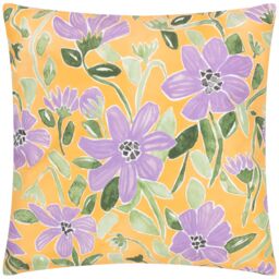 Wylder Flowers Trending Water & UV Resistant Outdoor Cushion in Lilac - Size: 43 cm x 43 cm - thumbnail 3