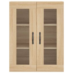 Berkfield Home Highboard Sonoma Oak 69.5x34x180 cm Engineered Wood in Brown - thumbnail 6