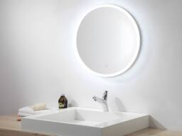 Vente-unique Round Illuminated Anti-Mist Bathroom Mirror With Leds - D80 Cm in Clear - thumbnail 8