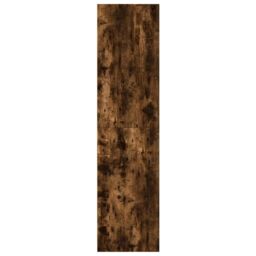 Berkfield Home Wardrobe Smoked Oak 50x50x200 cm Engineered Wood in Brown - Size: 50 x 50 x 200 cm - thumbnail 5