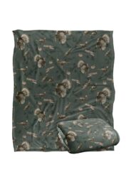 JQ Licensing Jl-Jp Turkey Hunting Pattern Silky Touch Super Soft Throw Blanket 152 X 127 cm in White - thumbnail 2